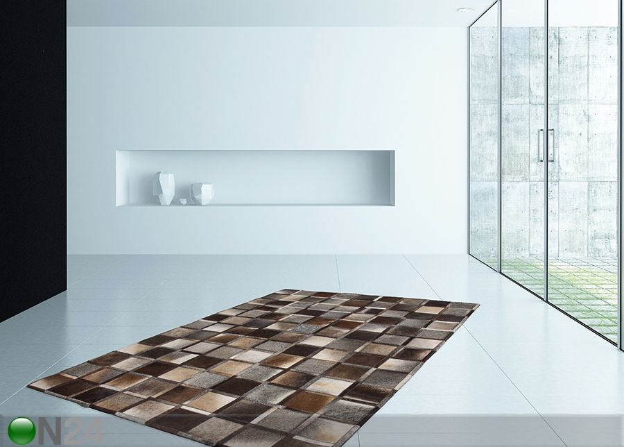 Matto aitoa nahkaa 80x150 cm kuvasuurennos