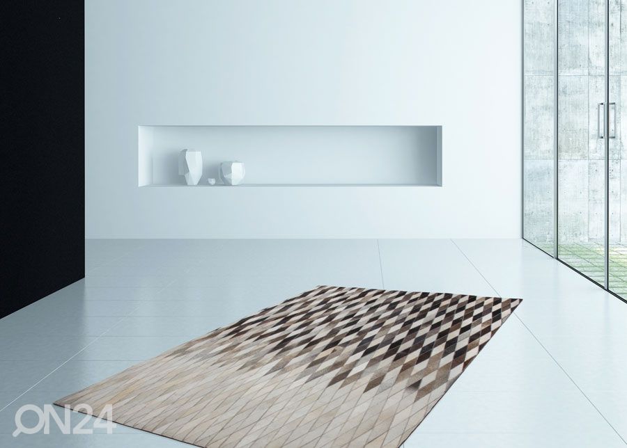 Matto aitoa nahkaa 80x150 cm kuvasuurennos