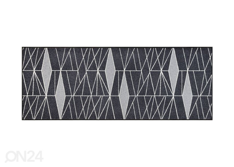 Matto AMPIEZZA GREY 75x190 cm kuvasuurennos