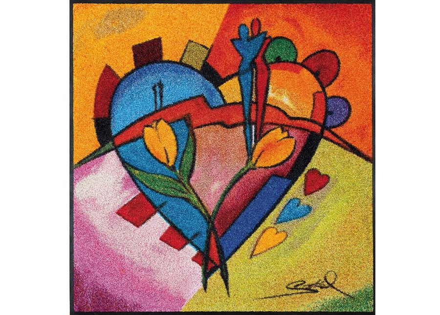 Matto Balanced love II 85x85 cm kuvasuurennos