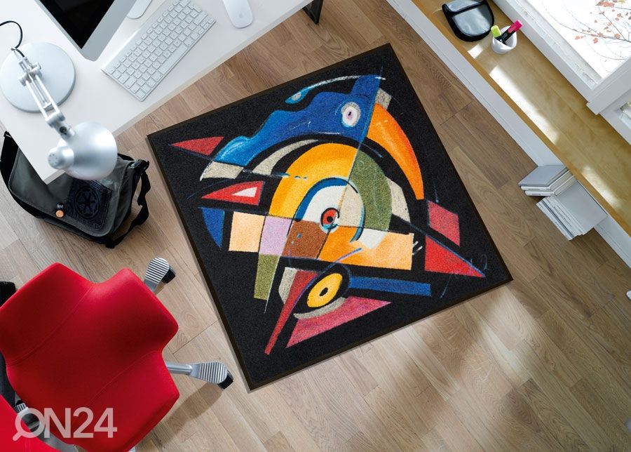 Matto BALANCED RHYTHM-I 85x85 cm kuvasuurennos