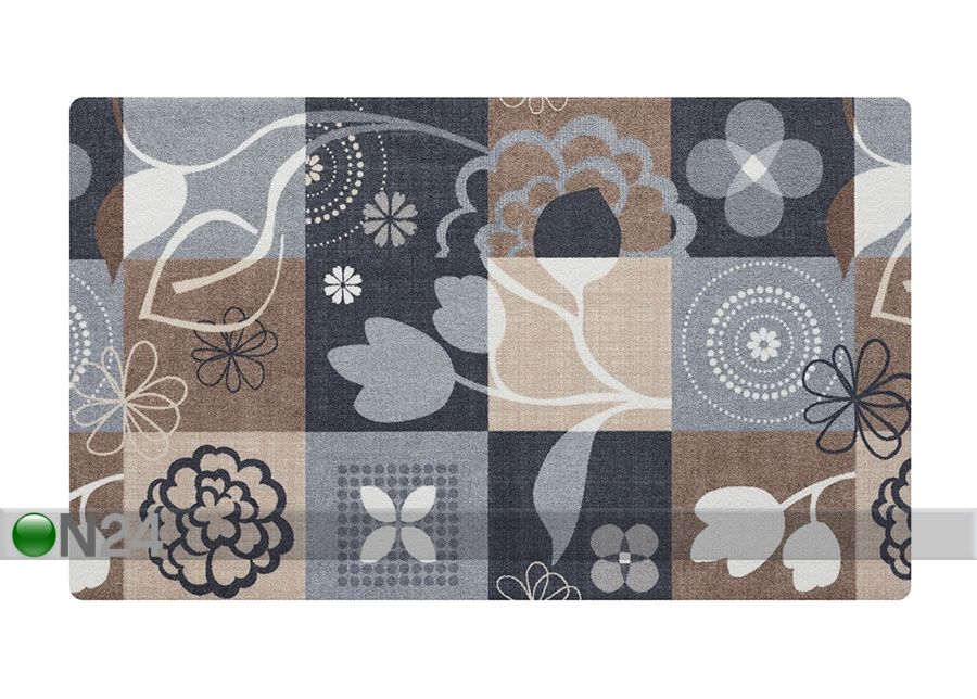 Matto BLUMENMOSAIK 120x200 cm kuvasuurennos