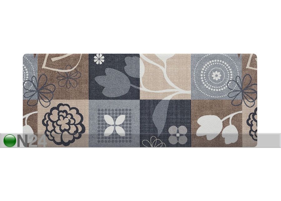 Matto BLUMENMOSAIK 80x200 cm kuvasuurennos
