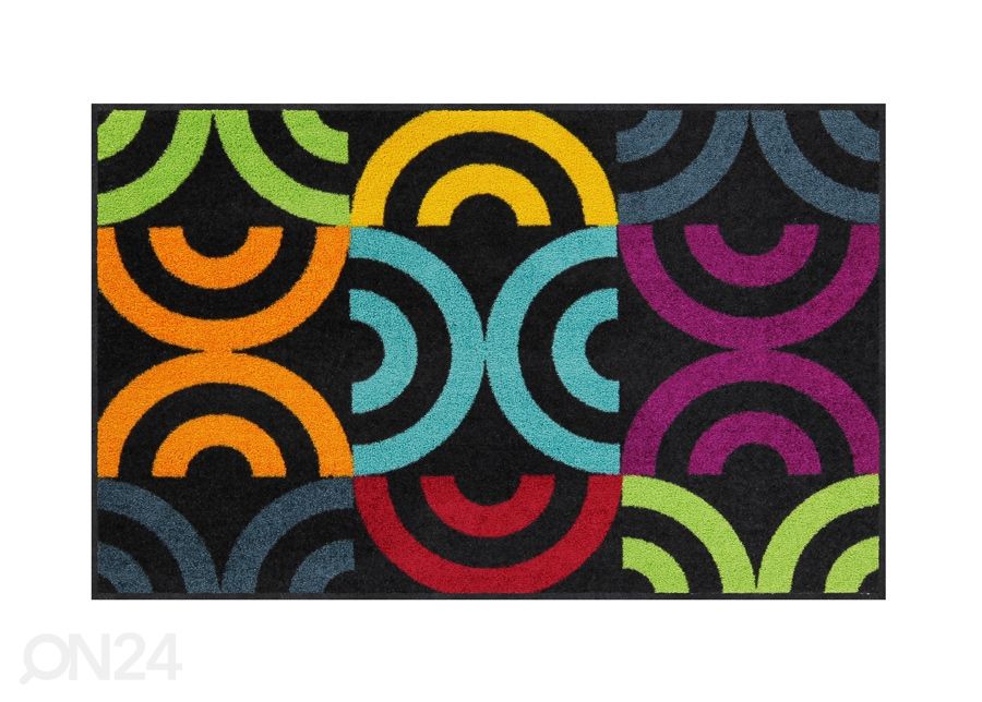 Matto Borrby bunt 50x75 cm kuvasuurennos