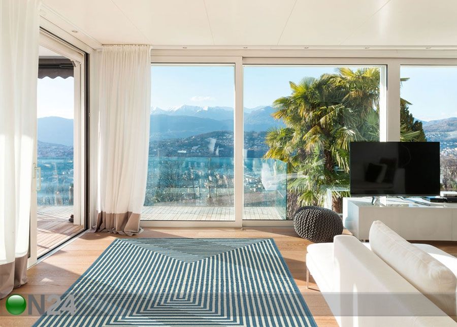 Matto Braid Light Blue 200x285 cm kuvasuurennos