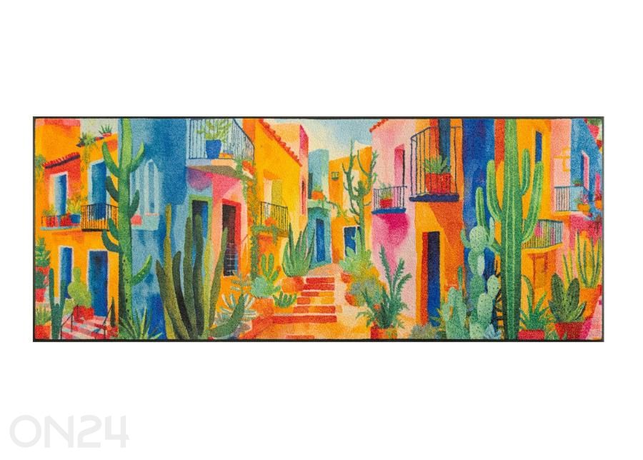 Matto Casas de Colores, 75x190 cm kuvasuurennos