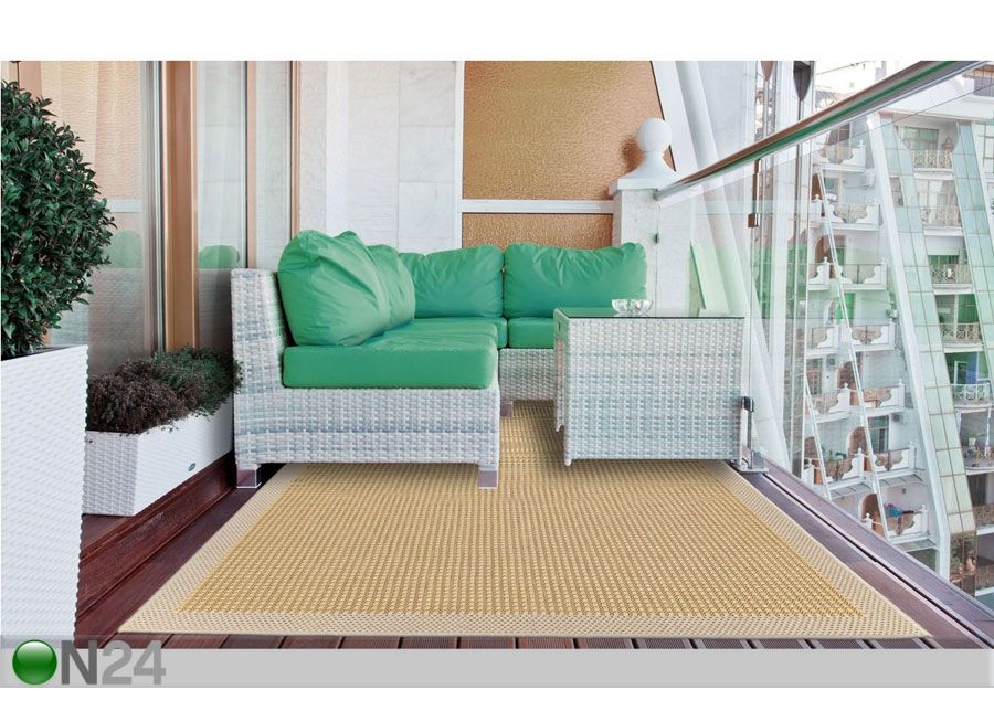 Matto Chrome Yellow 135x190 cm kuvasuurennos