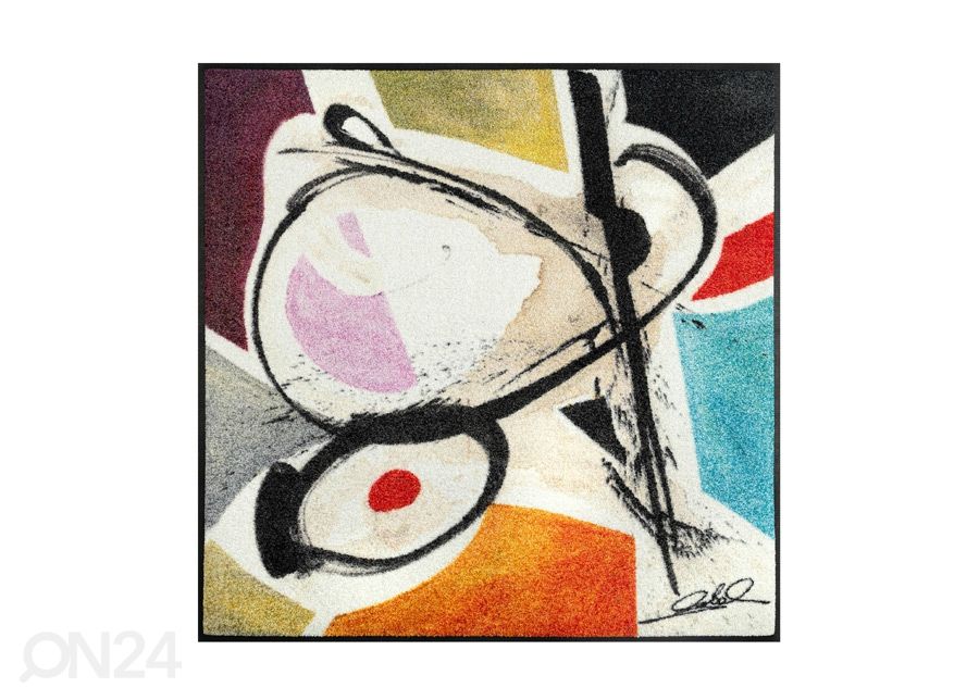 Matto Curled figures 115x115 cm kuvasuurennos