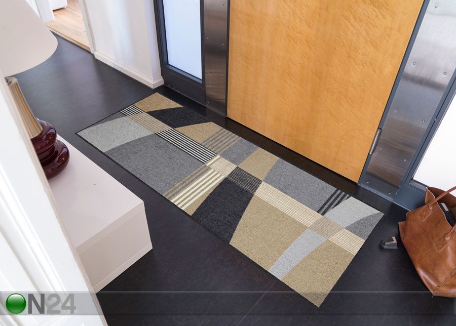 Matto Emilia grey 60x180 cm kuvasuurennos