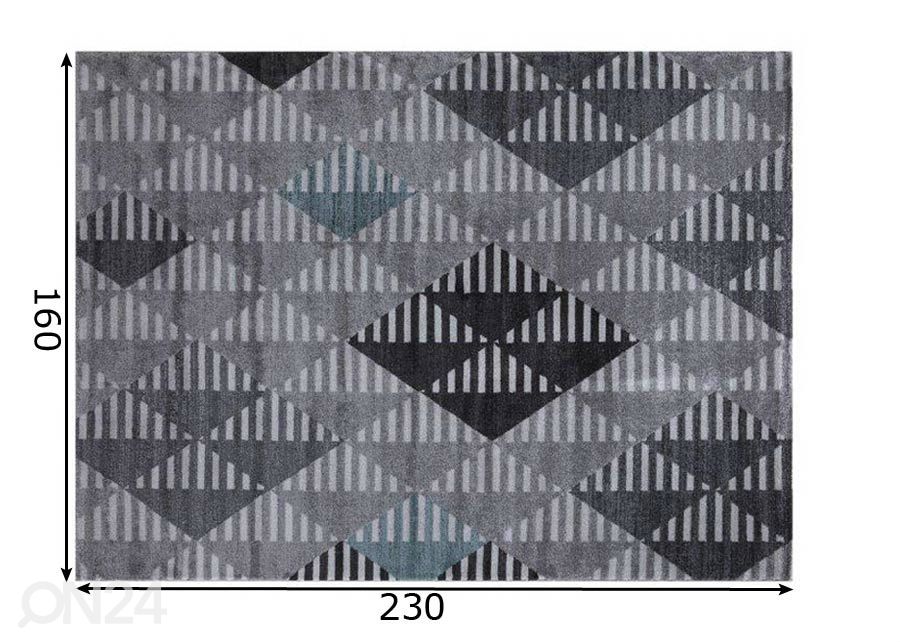 Matto Enjoy 160x230 cm kuvasuurennos mitat