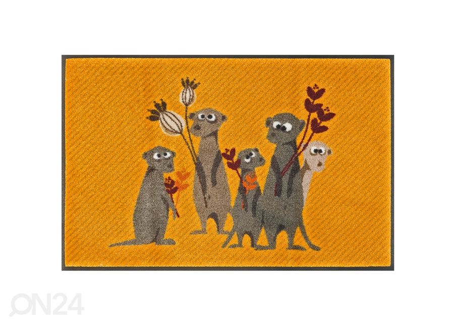 Matto ERDMÄNNCHEN PEPE, BO, PACO & CO 50x75 cm kuvasuurennos
