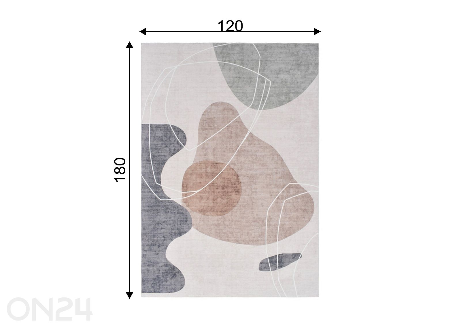 Matto Fenix 120x180 cm kuvasuurennos mitat