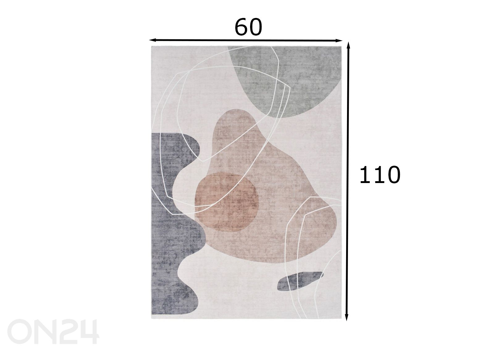 Matto Fenix 60x110 cm kuvasuurennos mitat