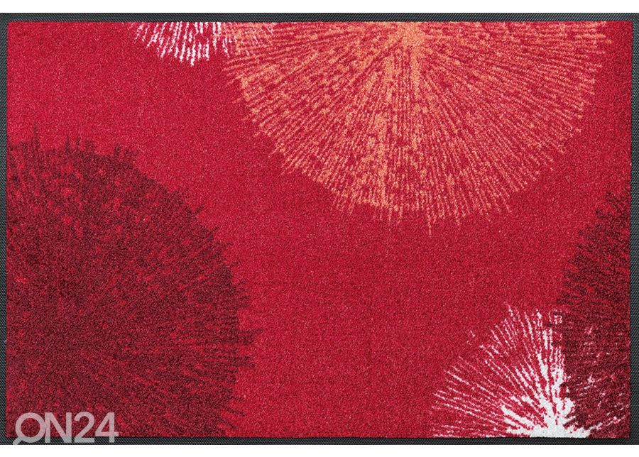 Matto FIREWORK RED 50x75 cm kuvasuurennos