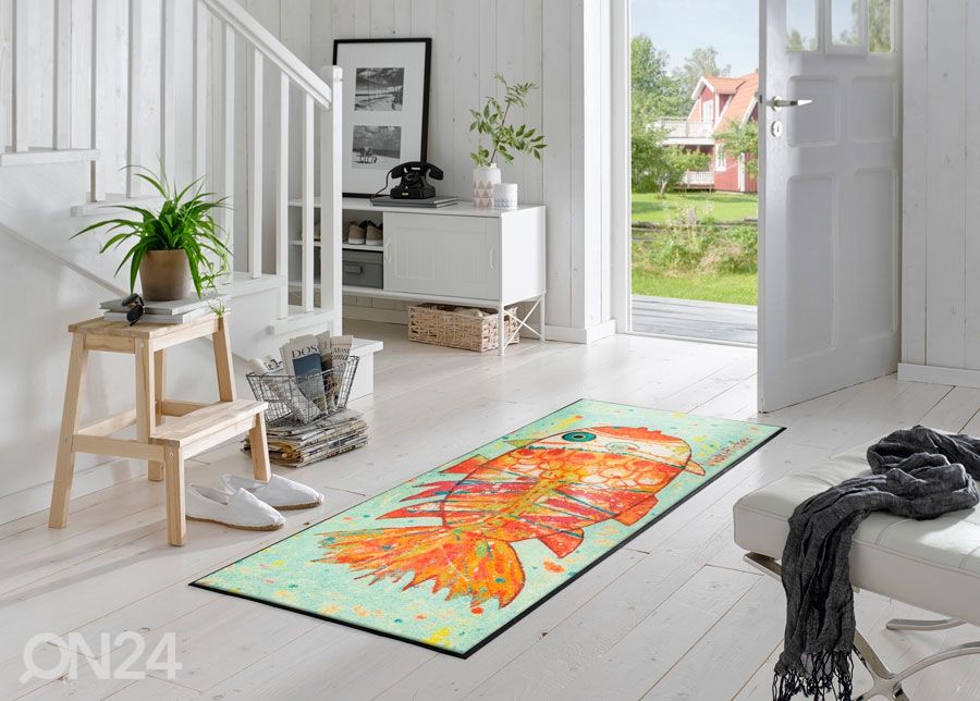 Matto FUNKY FISH 75x190 cm kuvasuurennos
