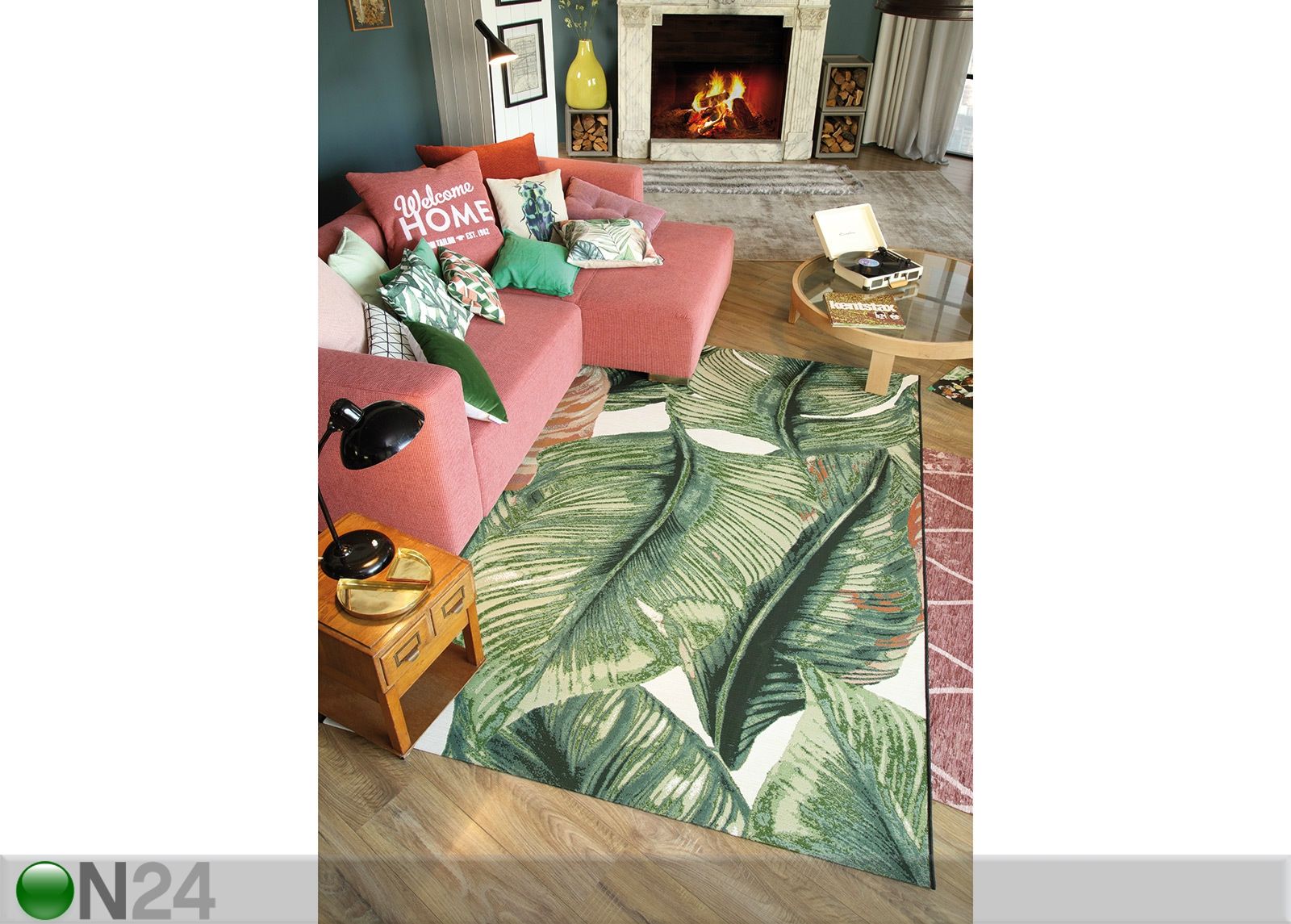 Matto GARDEN LEAF 70x120cm kuvasuurennos
