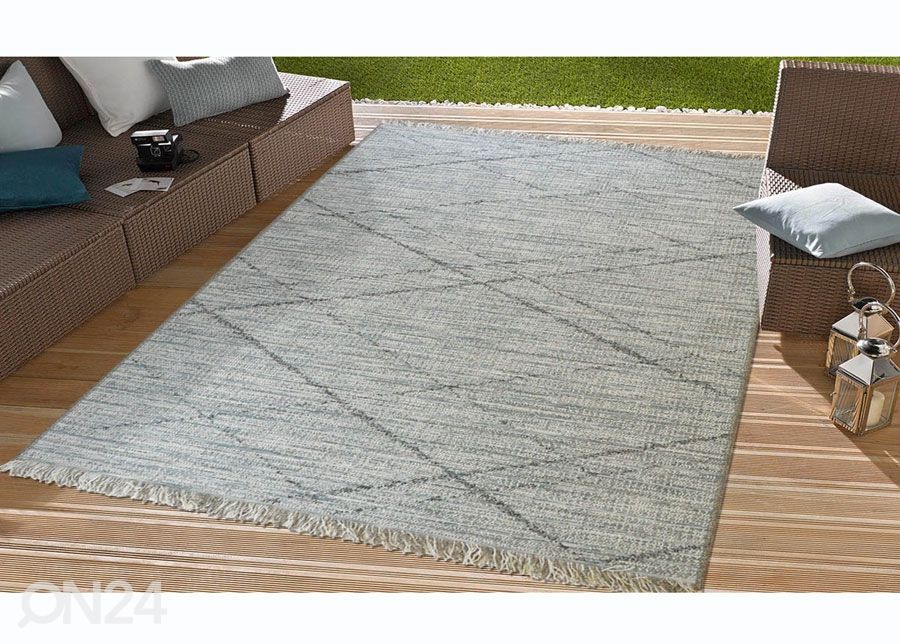 Matto Gipsy Blue 130x190 cm kuvasuurennos