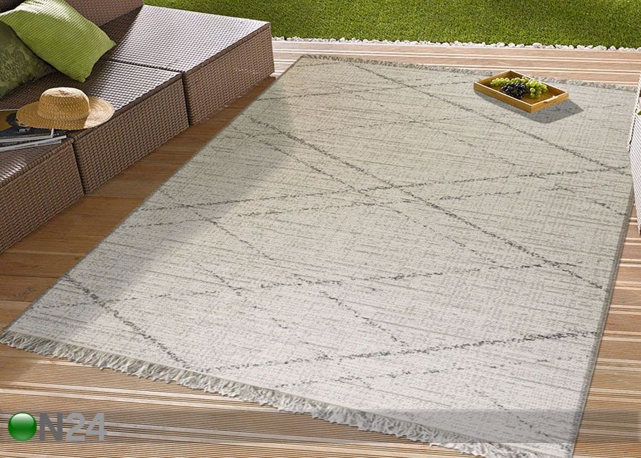 Matto Gipsy Cream 130x190 cm kuvasuurennos