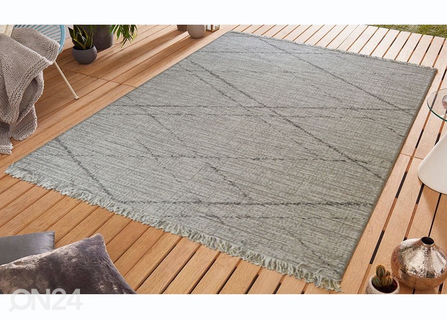 Matto Gipsy Grey 130x190 cm kuvasuurennos