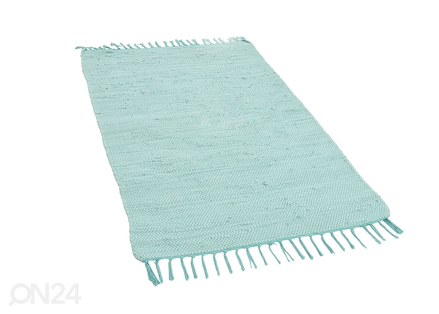 Matto Happy Cotton 60x120 cm, mintun vihreä kuvasuurennos