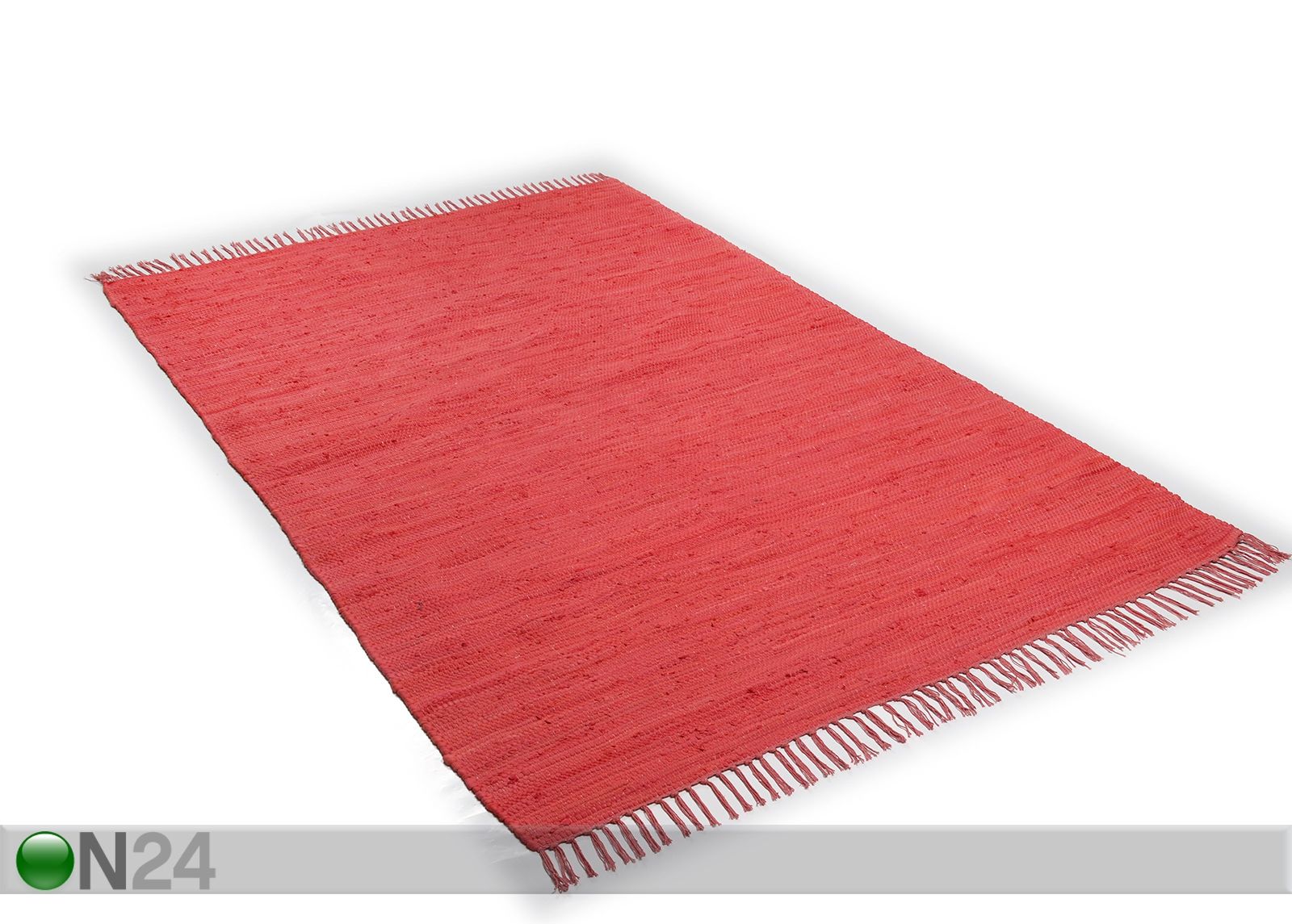 Matto Happy Cotton 60x120 cm, punainen kuvasuurennos