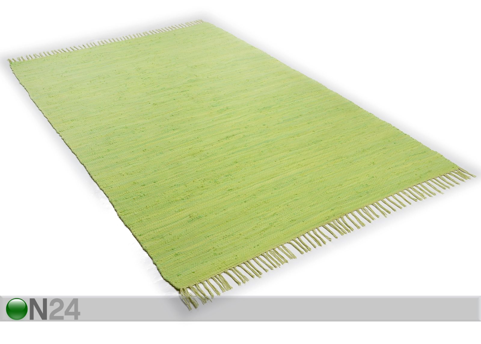 Matto Happy Cotton 60x120 cm, vaaleanvihreä kuvasuurennos