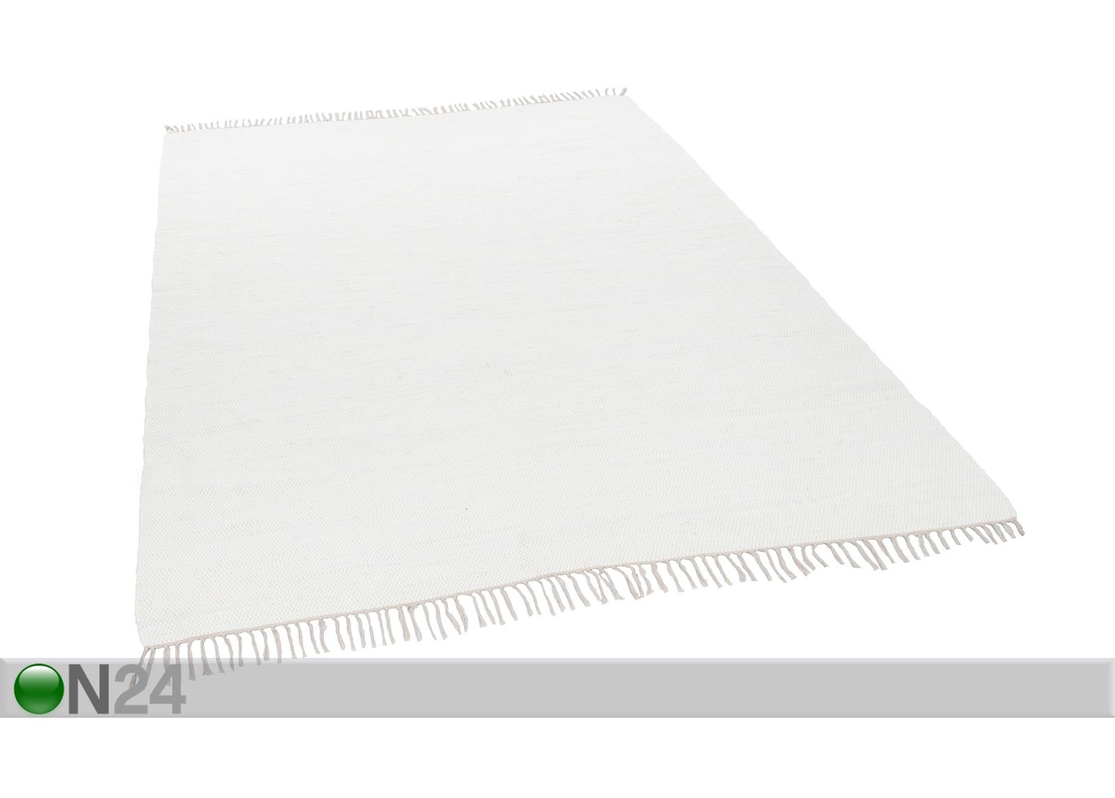 Matto Happy Cotton Uni 90x160 cm, valkoinen kuvasuurennos