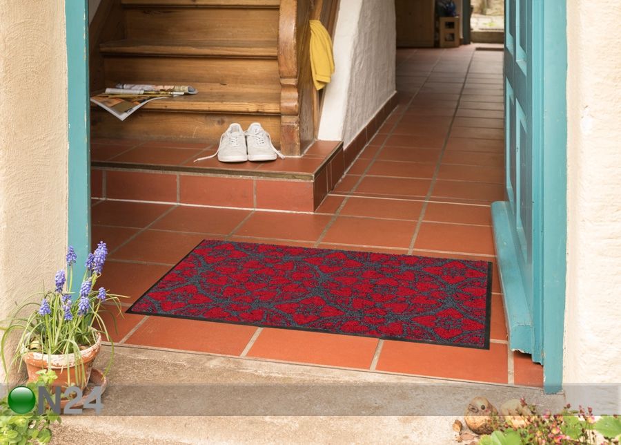 Matto Heart Windows 50x75 cm kuvasuurennos