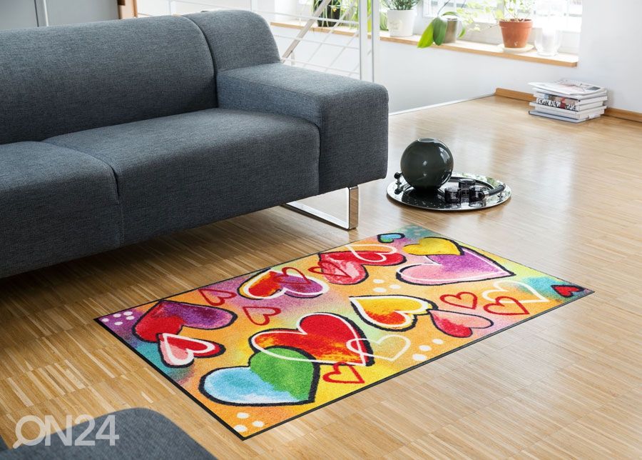 Matto HEARTBEAT 75x120 cm kuvasuurennos