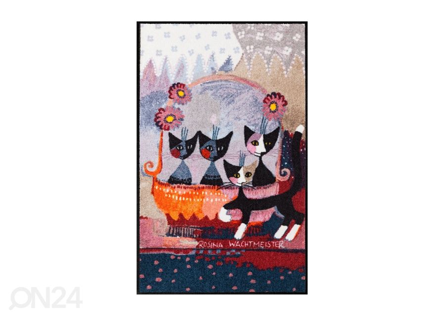 Matto LA MIA FAMIGLIA 75x120 cm kuvasuurennos