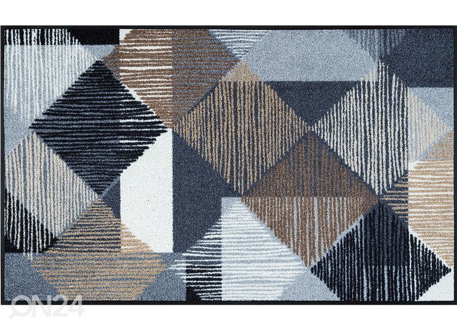 Matto LINES AND BOXES 75x120 cm kuvasuurennos