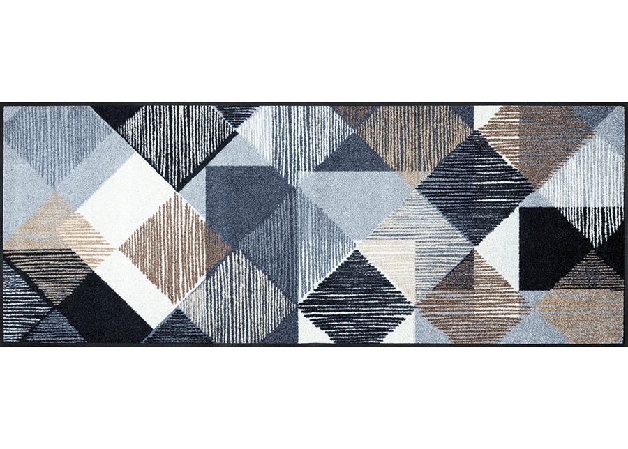 Matto LINES AND BOXES 75x190 cm kuvasuurennos