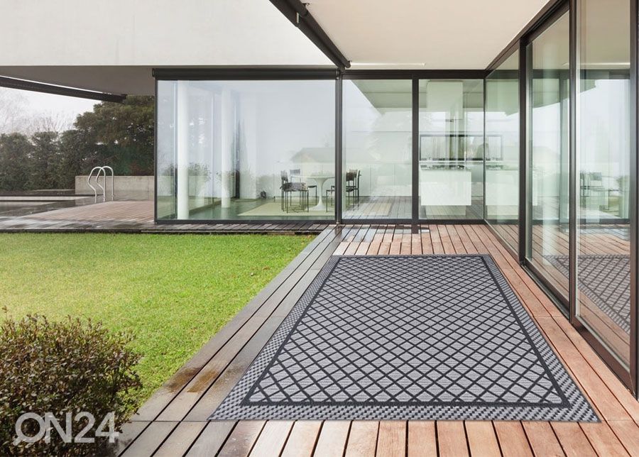 Matto MATRIX GREY 155x230 cm kuvasuurennos