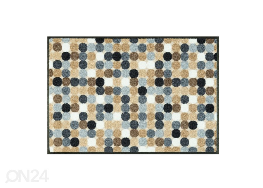Matto MIKADO DOTS NATURE 50x75 cm kuvasuurennos