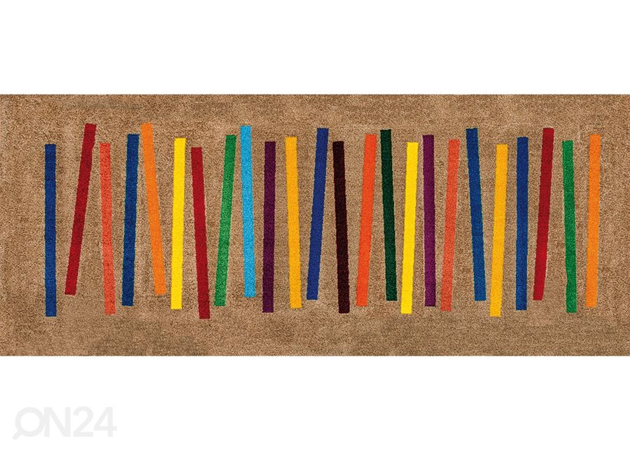 Matto MIXED STRIPES 80x200 cm kuvasuurennos
