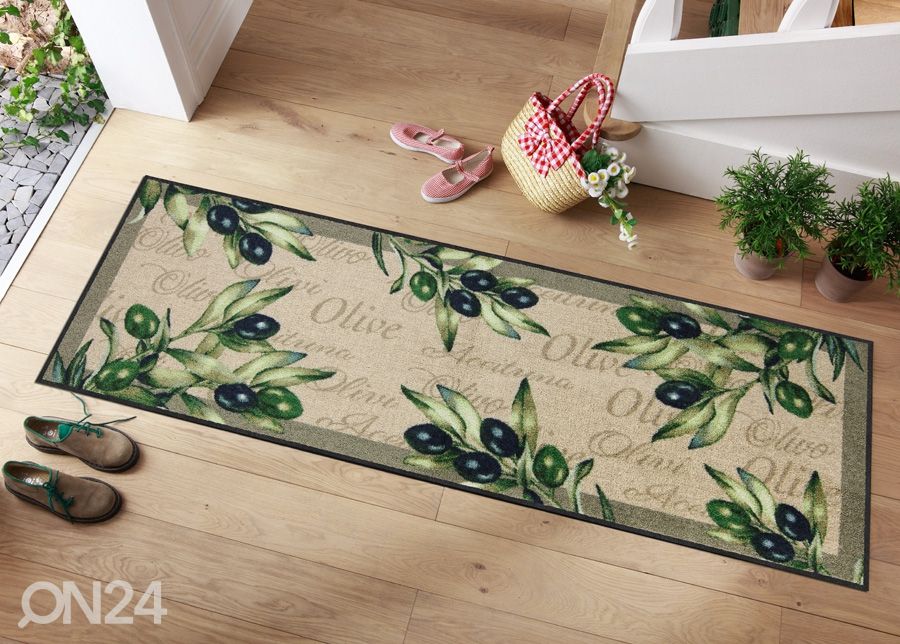Matto Olive Olivo 60x180 cm kuvasuurennos