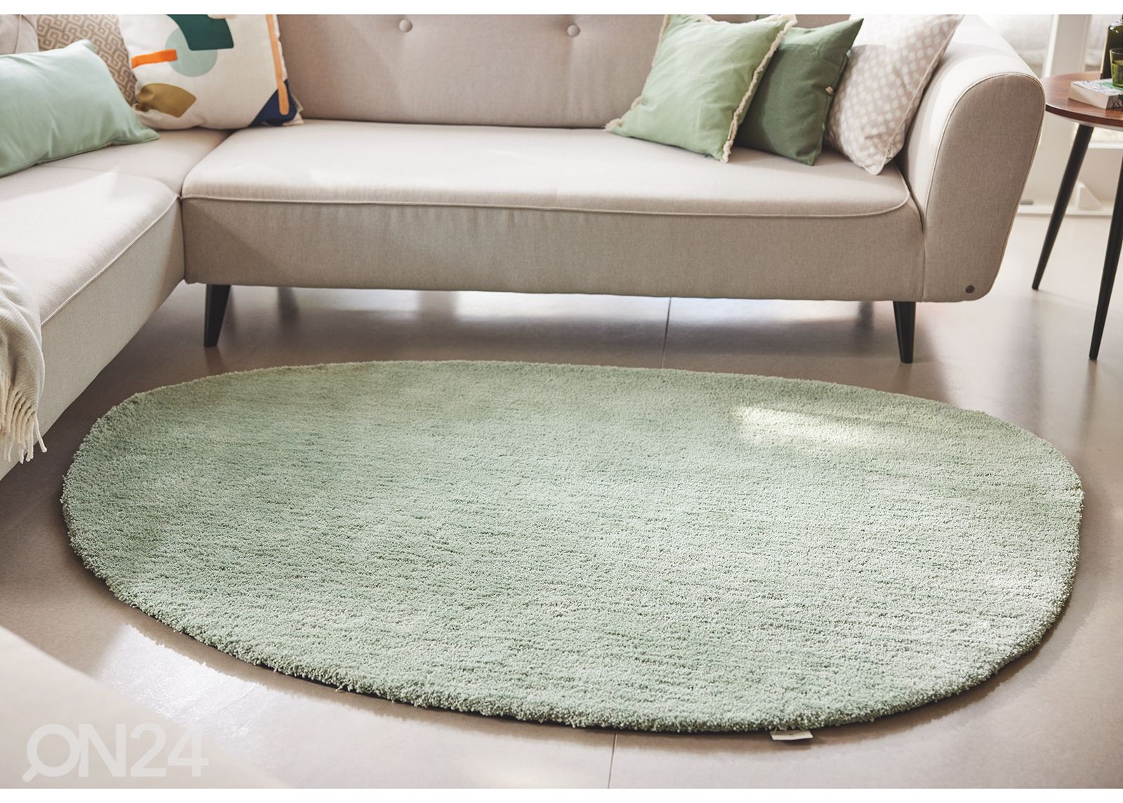 Matto om Tailor Cozy Pebble, 80x120 cm minttu kuvasuurennos