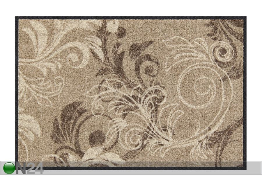 Matto Ornament Harmony taupe 50x75 cm kuvasuurennos