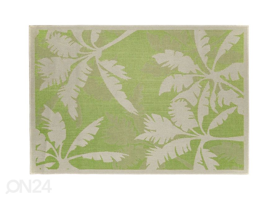 Matto Palms Green 160x230 cm kuvasuurennos