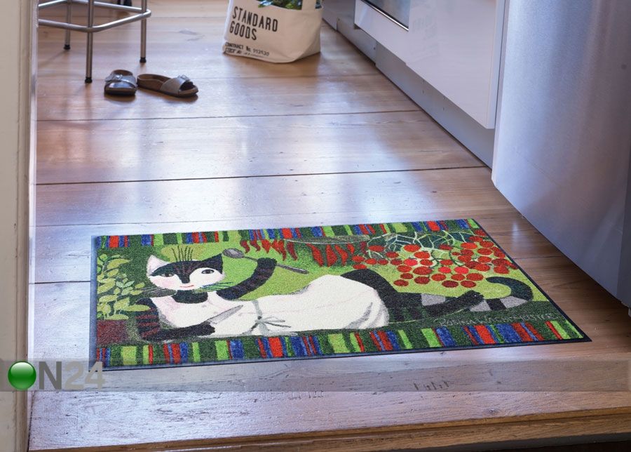 Matto Pomodori e basilico 50x75 cm kuvasuurennos