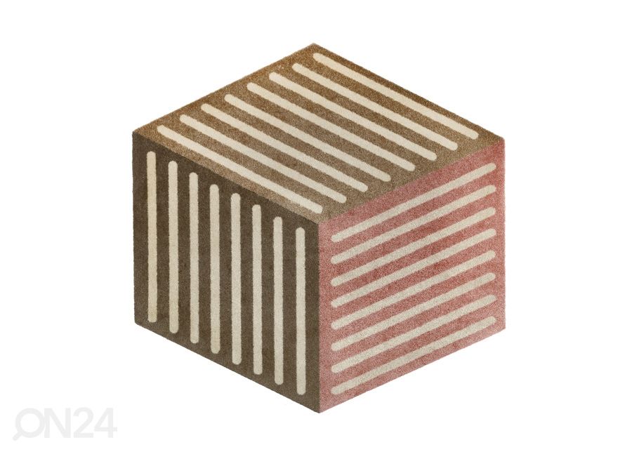 Matto Puzzle Cube powder 100x100 cm kuvasuurennos