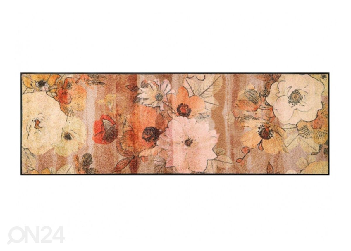 Matto Retro Roses 60x180 cm kuvasuurennos