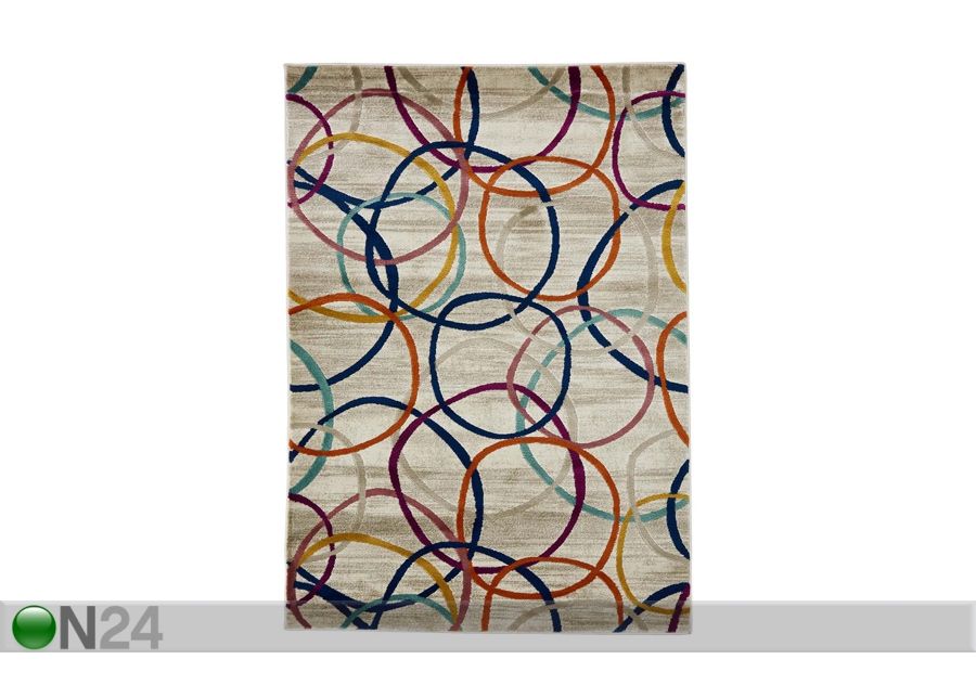 Matto Rings Multi 80x150 cm kuvasuurennos