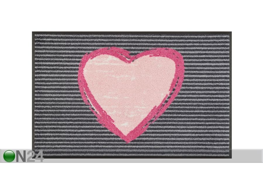 Matto ROSE HEART 50x75 cm kuvasuurennos