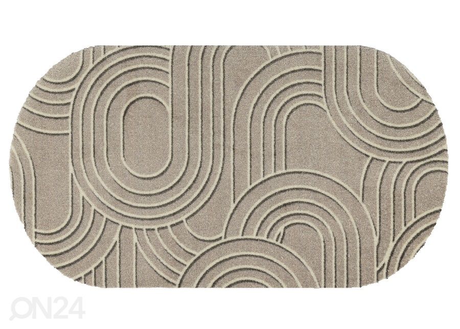 Matto Sand Twist 50x90 cm kuvasuurennos