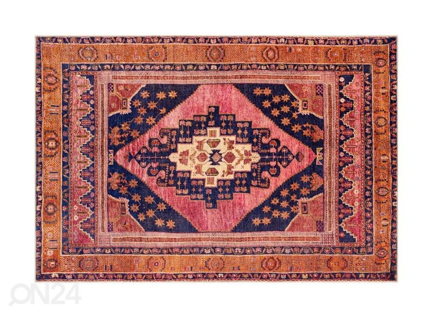 Matto Senneh Pink 200x290 cm kuvasuurennos