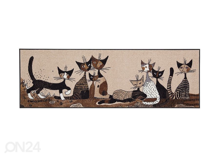 Matto SERAFINO & FRIENDS 60x180 cm kuvasuurennos