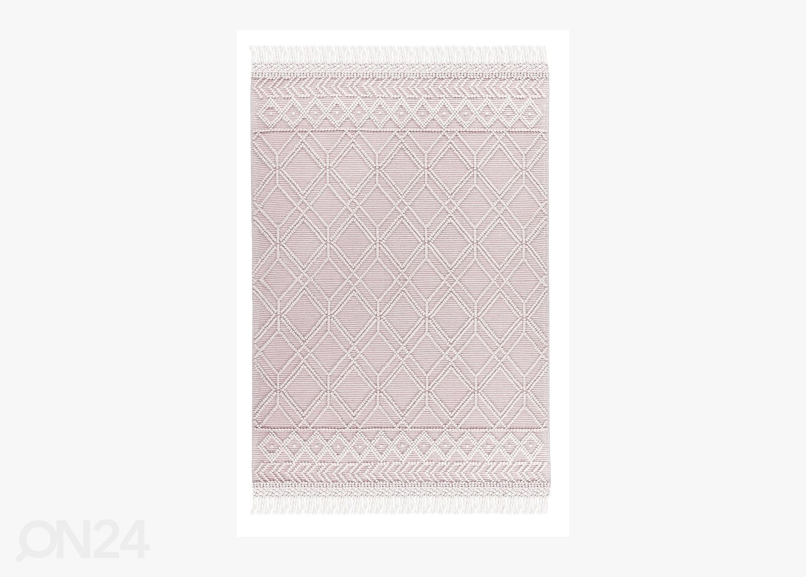 Matto Tom Tailor Colored Macrame, 140x200 cm vaaleanpunainen kuvasuurennos