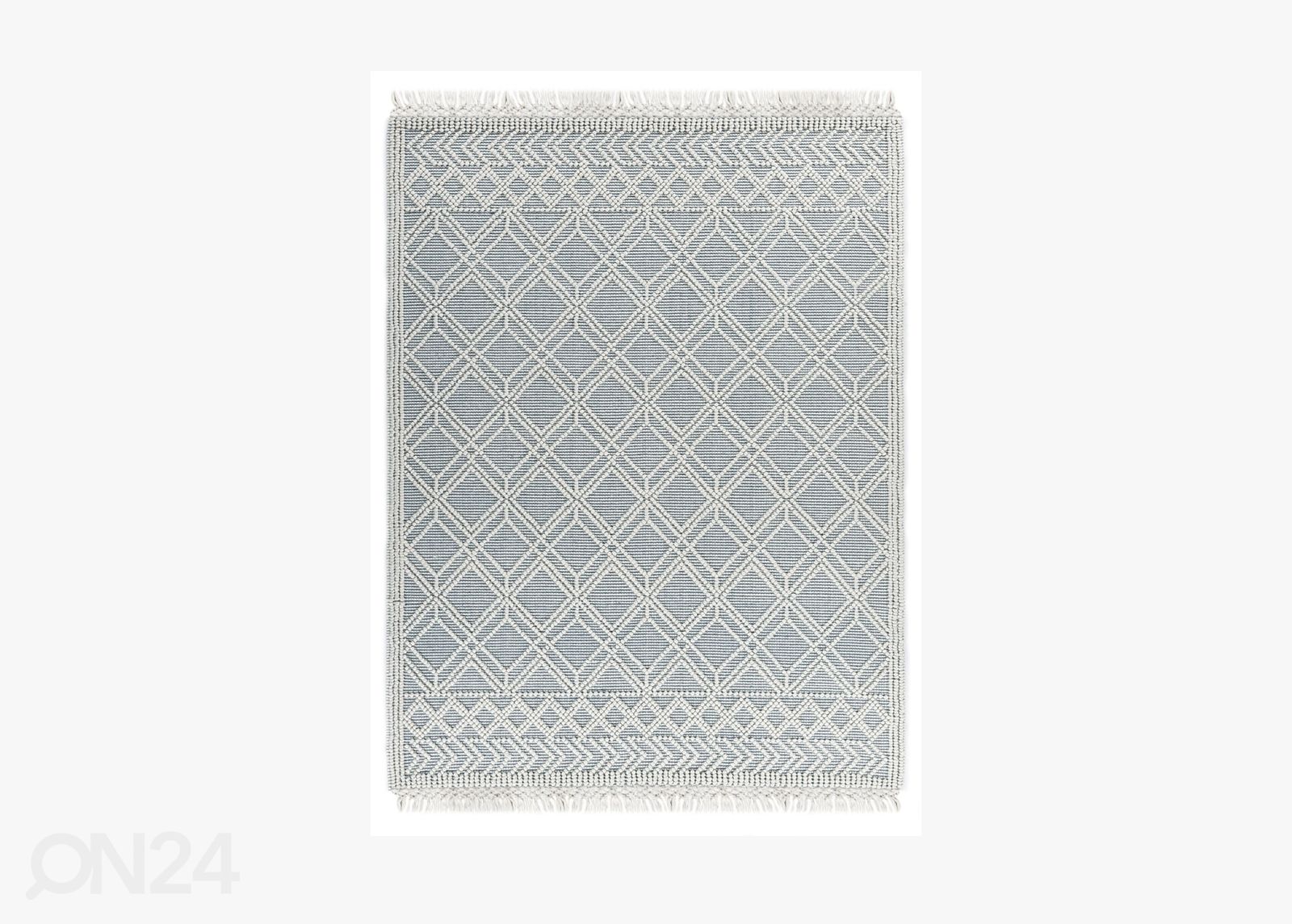Matto Tom Tailor Colored Macrame, 65x135 cm sininen kuvasuurennos