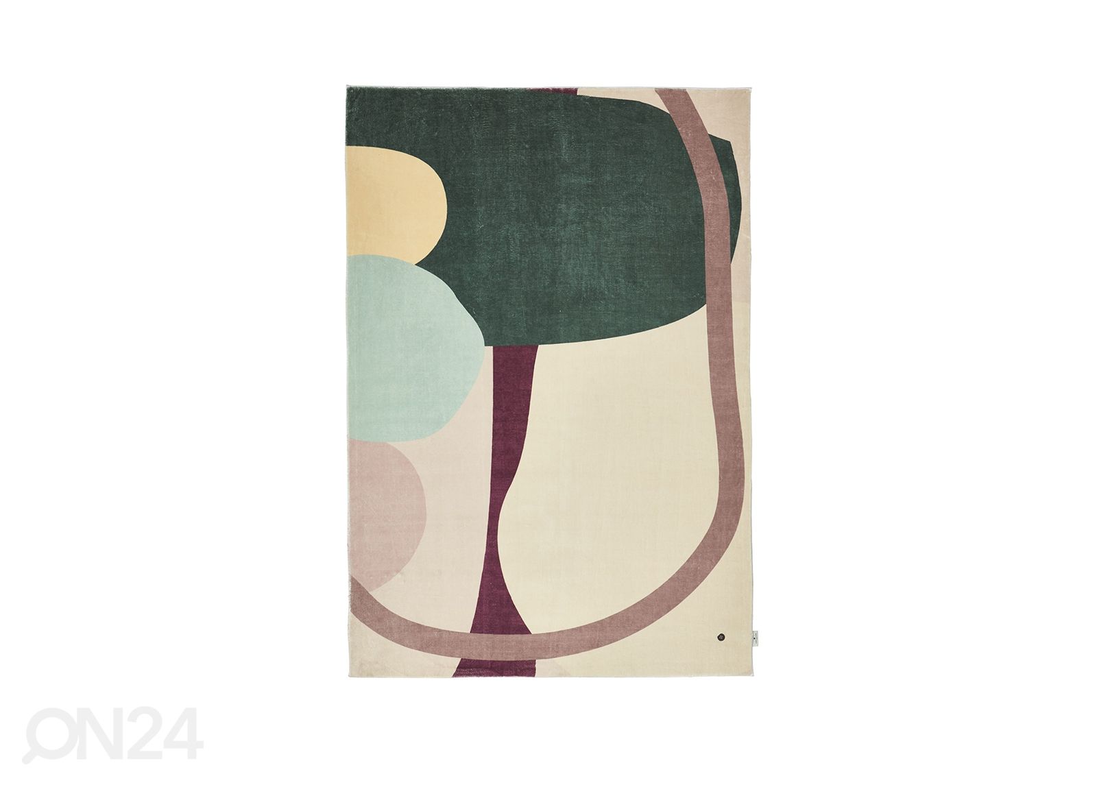 Matto Tom Tailor Shapes, 140x200 cm vihreä/ multi kuvasuurennos